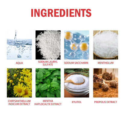 Probiotic Bright White Teeth Mousse, Deep Cleaning Stains And Tartar White Teeth Fresh Breath Gum Care