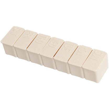 Travel Pill Box Holder Weekly Medicine Storage Organizer Container Drug Tablet Dispenser Independent Lattice Plastic Pill Case