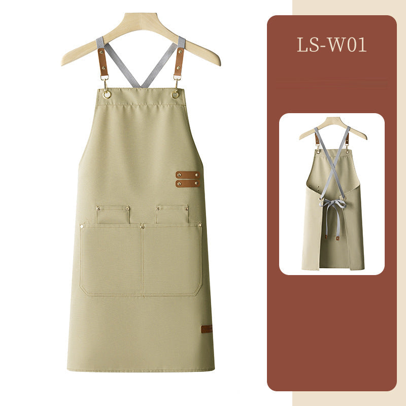 Waterproof apron customized logo printing for catering