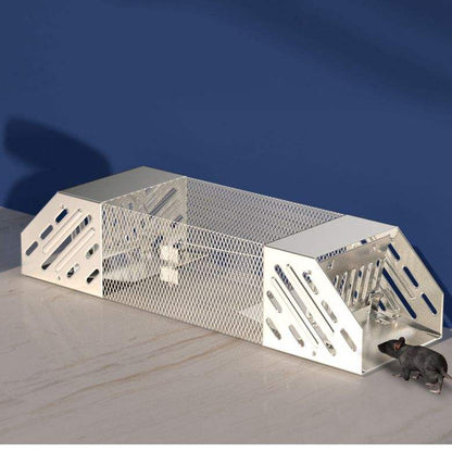 Humane Rat Trap, Chipmunk Rodent Trap That Work for Indoor and Outdoor Small Animal - Mouse Voles Hamsters Live Cage