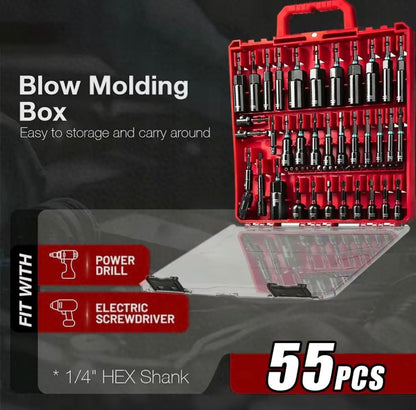 MagniDrive 55PC Nut Driver Set
