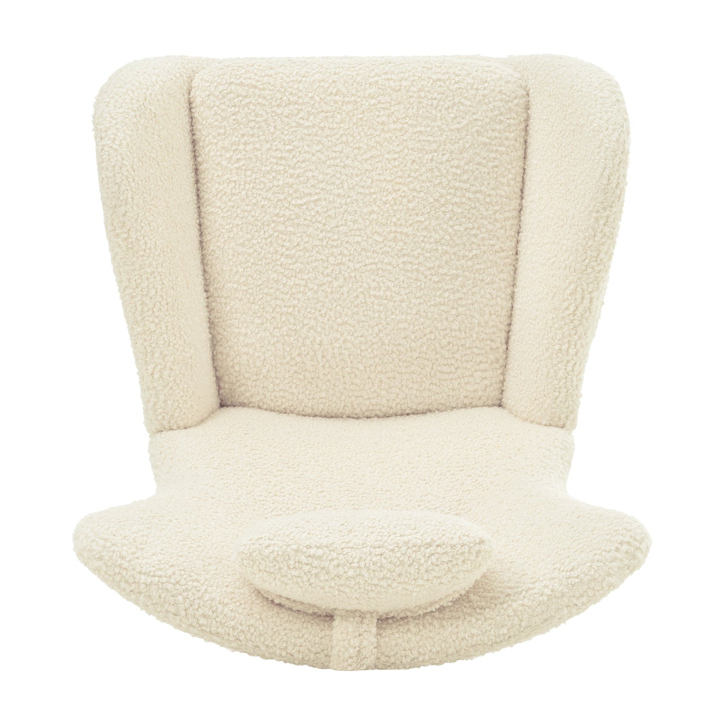 Rocking Chair - with rubber leg and cashmere fabric suitable for living room and bedroom