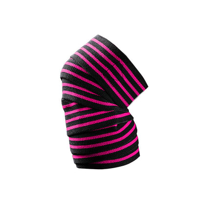 Sports and fitness knee pads for men deep squats elastic bandages strength lifting wrapped leggings knee protection gym cycling