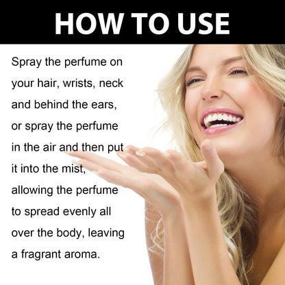 Vanilla Jasmine Fragrance Spray, Behind The Ears Neck Wrist Natural Fresh Fragrance Long-Lasting Fragrance