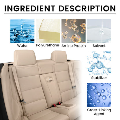RAYHONG Leather Repair Glue, Reconditioning Leather Seat Leather Sofa Scratches And Cracks Repair Liquid