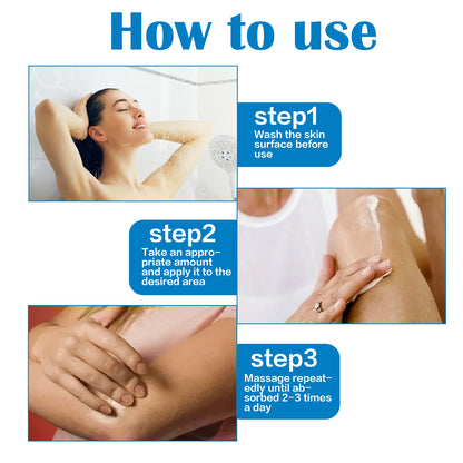 Skin Care Cream Apply Repair Care Cream To The Skin Of The Body, Arms And Legs