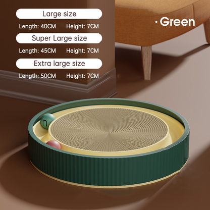 Multi Function Round Cat Scratching Board with Ball Toy Cat Scratcher Funny Sharpen Nails Scraper Can Replace Nest for Cats