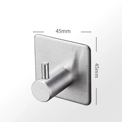 SUS304 Black Robe Hook Wall Hook Towel Hook for Bathroom Stainless Steel Coat Hook Rustproof Hook Hanger for Kitchen Hardware