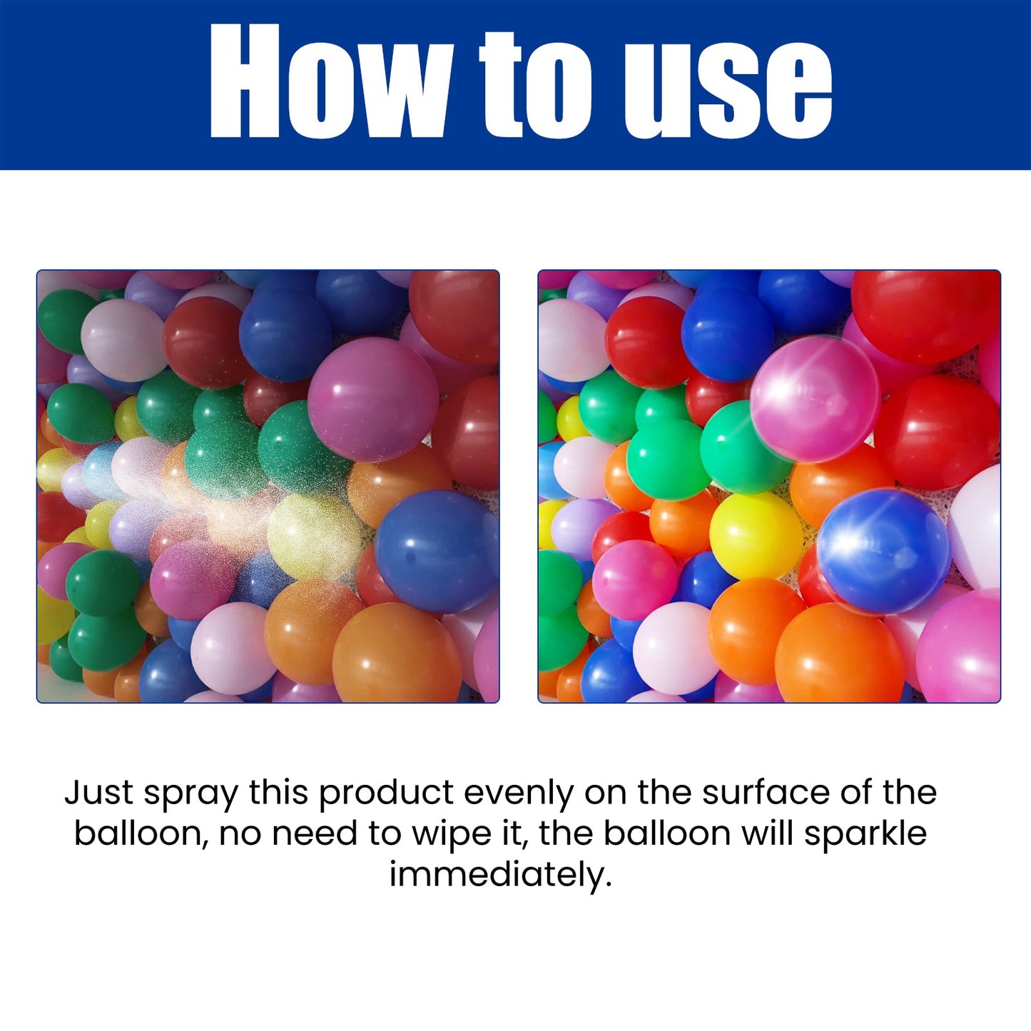 n Balloon Shiny Spray, To Improve Gloss Appearance Balloon Anti-Oxidation Odorless Portable Spray