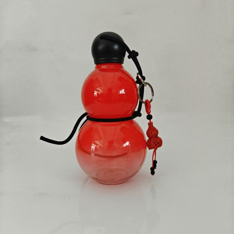 New plastic sports water cup Internet celebrity gourd kettle space cup boys and girls water cup large capacity