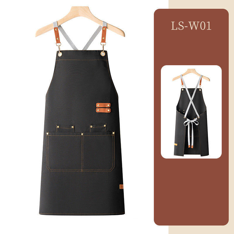 Waterproof apron customized logo printing for catering