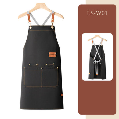 Waterproof apron customized logo printing for catering