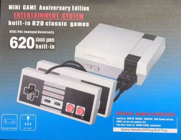 NES620 all-in-one TV game console two-player red and white 8-bit NES620 home use