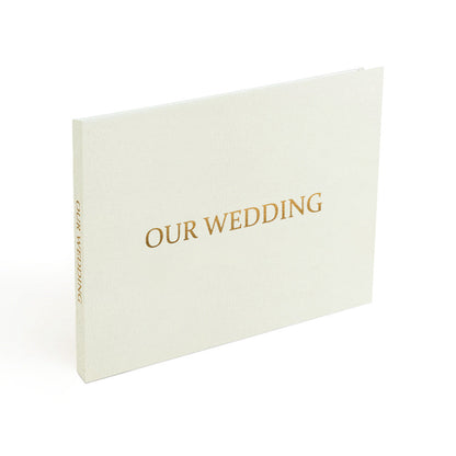 Multi functional commercial wedding video invitation letter linen material video brochure