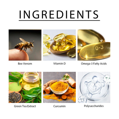 Bee Venom Joint Care Cream, Lumbar Spine, Finger Joints And Leg Massage Treatment To Relieve Joint Pain