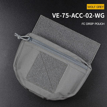 Tactical Hunting Vest with Drop Pouch, for Airsoft & CS, Outdoor Sports