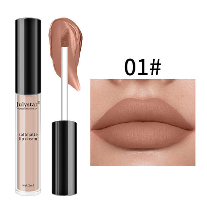 Christmas Makeup Powder Mist Matte Candy Lip Glaze Matte Long Lasting Moisturizing Liquid Lipstick