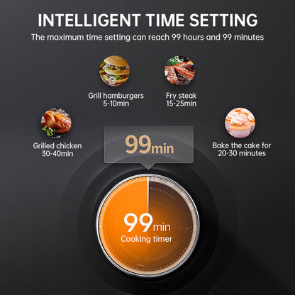 8 - Channel Calculagraph Kitchen Timer, 220V plug, shake - to - remind, 8 screens, great cooking accessory.