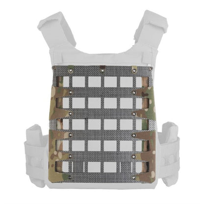 Tactical Vest - Molle Zipper Back Panel, for Paintball, Airsoft, Outdoor Hunting. Plate Carrier Expansion Equipment.
