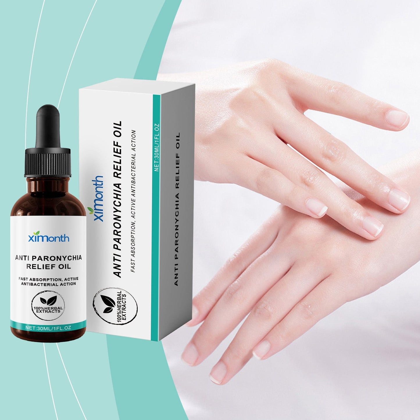 Nail Repair Oil Clean, Nourish And Gently Repair Hands, Feet And Nails Glossy Foot Nail Repair Oil