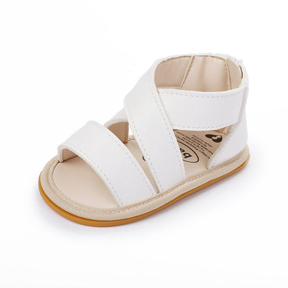 Baby Boy Summer Sandals Rubber Sole Breathable Toddler Shoes 0-3-6-9-12 Months Shoes