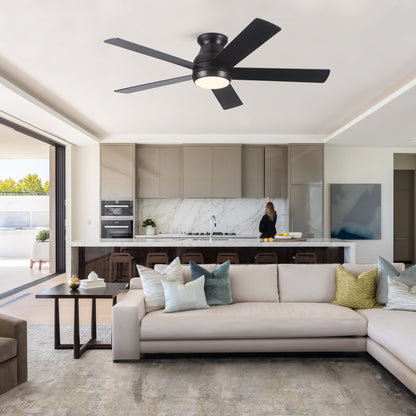 52" Low Profile Ceiling Fan with Lights