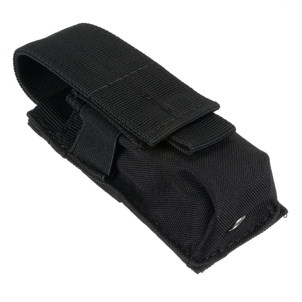 Outdoor Military Fan Flashlight Bag Small Single Tool Bag M5 Tactical Flashlight Bag Molle Accessory Bag Waist Bag