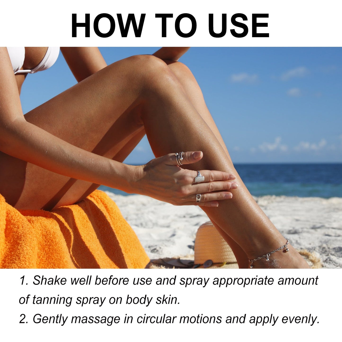Blackening Spray, Natural Quick Tanning Wheat Bronzer Firming Skin Hydrating Summer Beach