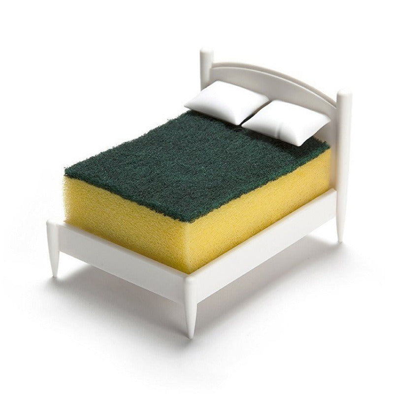 Creative cleaning cloth sponge storage small bed design cleaning cloth storage rack kitchen drainage storage rack
