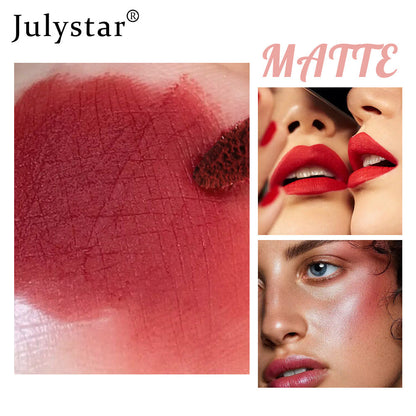 Christmas Makeup Powder Mist Matte Candy Lip Glaze Matte Long Lasting Moisturizing Liquid Lipstick