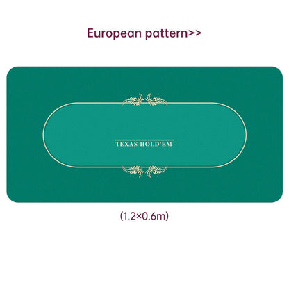 Dezhou playing card pad tablecloth table cushion square round chip rubber cushion playing card table top cushion