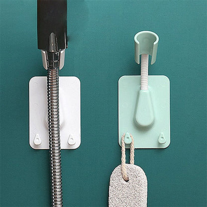 Universal Shower Bracket Fixed Seat Shower Head Nozzle Suction Cup Shower Accessories Punch-Free Home Bathroom Base