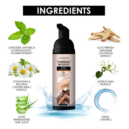 For Black Mousse, Summer Self-Tanning For Tanning Wheat Tan For Moisturizing Black Skin Mousse