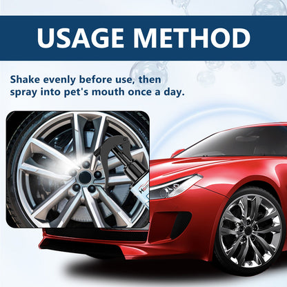 Car Tire Safety Dog Repellent Spray, Tire Protection Portable And Effective Animal Repellent