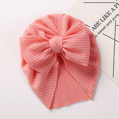 Pit Strip Children's Hat Double Bow Baby Baotou Cap Baby Warm Indian Tire Cap