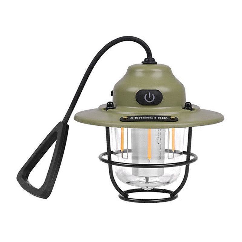 Outdoor Lighting Pinecone Camping Light Retro Camping Light Tent Light Camping Light Type-C Charging Pinecone Camping Light