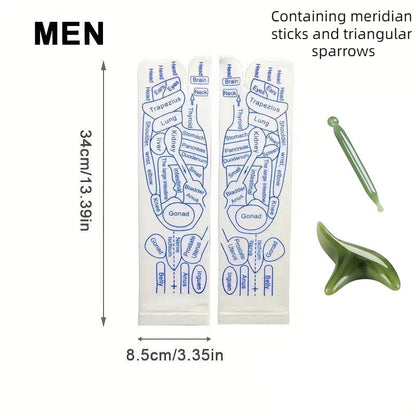 Warp socks English acupoint socks meridian socks massage socks