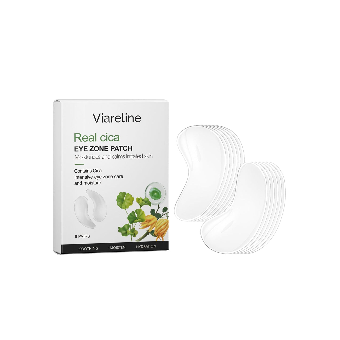 Centella Soothing Eye Mask Moisturizes And Moisturizes The Skin Around The Eyes