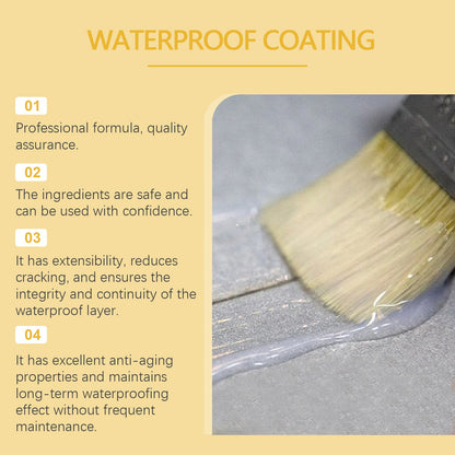 Transparent Waterproof Glue Waterproof Paint Glue Tile Wall Tile Leak Repair Material Transparent Glue