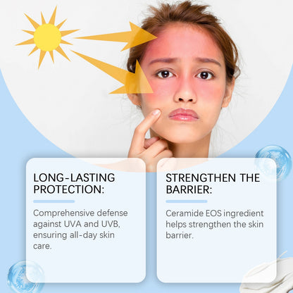 Ceramide Protective Cream, Refreshing And Moisturizing In Summer, Protects Skin, Restores Uv Isolation And Prevents Sweat