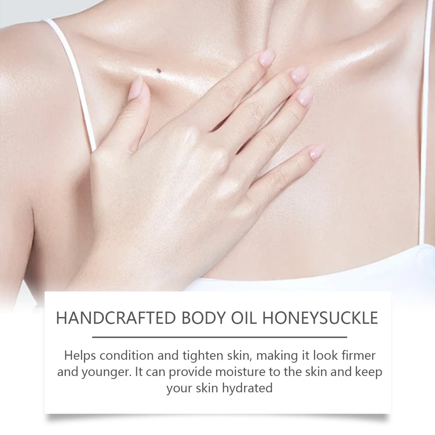 Woodsleep Handmade Honeysuckle Multi-Purpose Body Oil, Moisturizing Skin Care Nourish The Whole Body Soft And Smooth