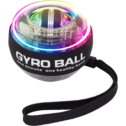 LED Wrist Power Hand Ball Self-starting Powerball With Counter Arm Hand Muscle Force Trainer  Exercise Equipment Strengthener