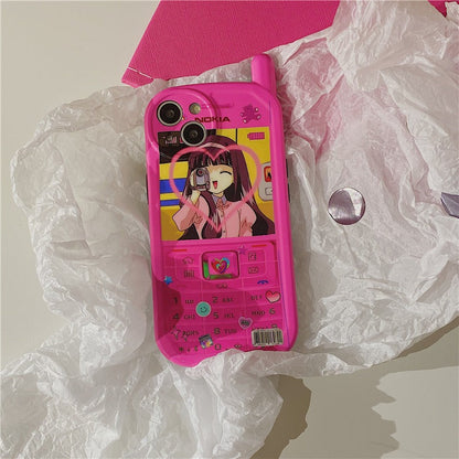 Cartoon Big Brother for Apple 13 Phone Case iPhone12promax Cute 14 Silicone Soft Case XR All inclusive Cover