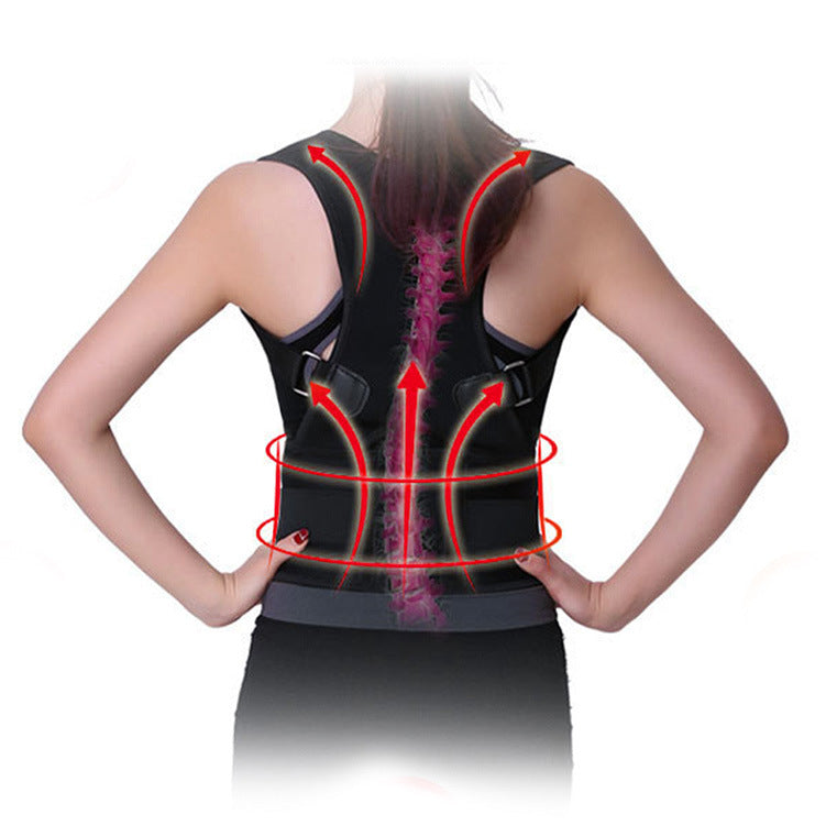Magnetic Adult Correction Belt Body Shaping Fixed Belt Posture Corrector Korean Hunchback Correction Belt