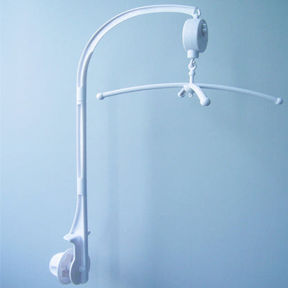 Baby Toy White Rattles Bracket Set  Crib Mobile Bed Bell  Holder Arm  Wind-up Music Box WJ549
