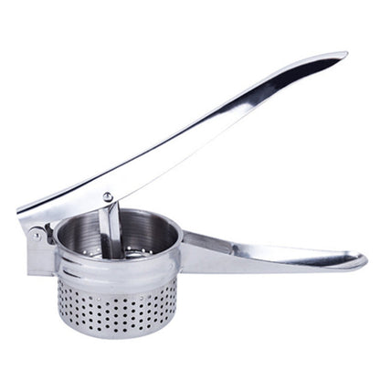 Squeezer Stainless Steel Manual Juicer Household Vegetable Filling Dehydration Large Practical And Creative Potato Mashing