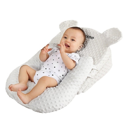 Four season anti milk overflow and choking pillow baby feeding tool baby anti spitting slope pad