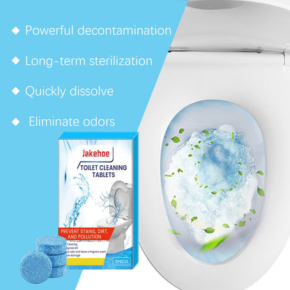 Toilet Cleaning Sheet, Toilet Smell, Stain And Scale Cleaning Bubble Cleaning Sheet