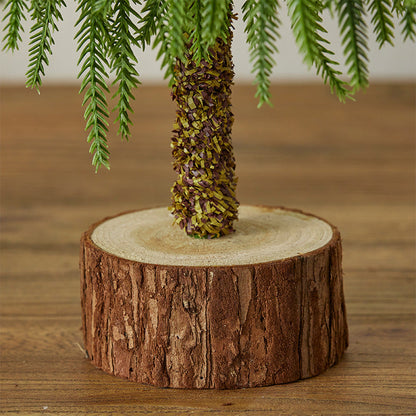 Crooked Neck Christmas Leaves Nobelson Home Small Desktop Ornament