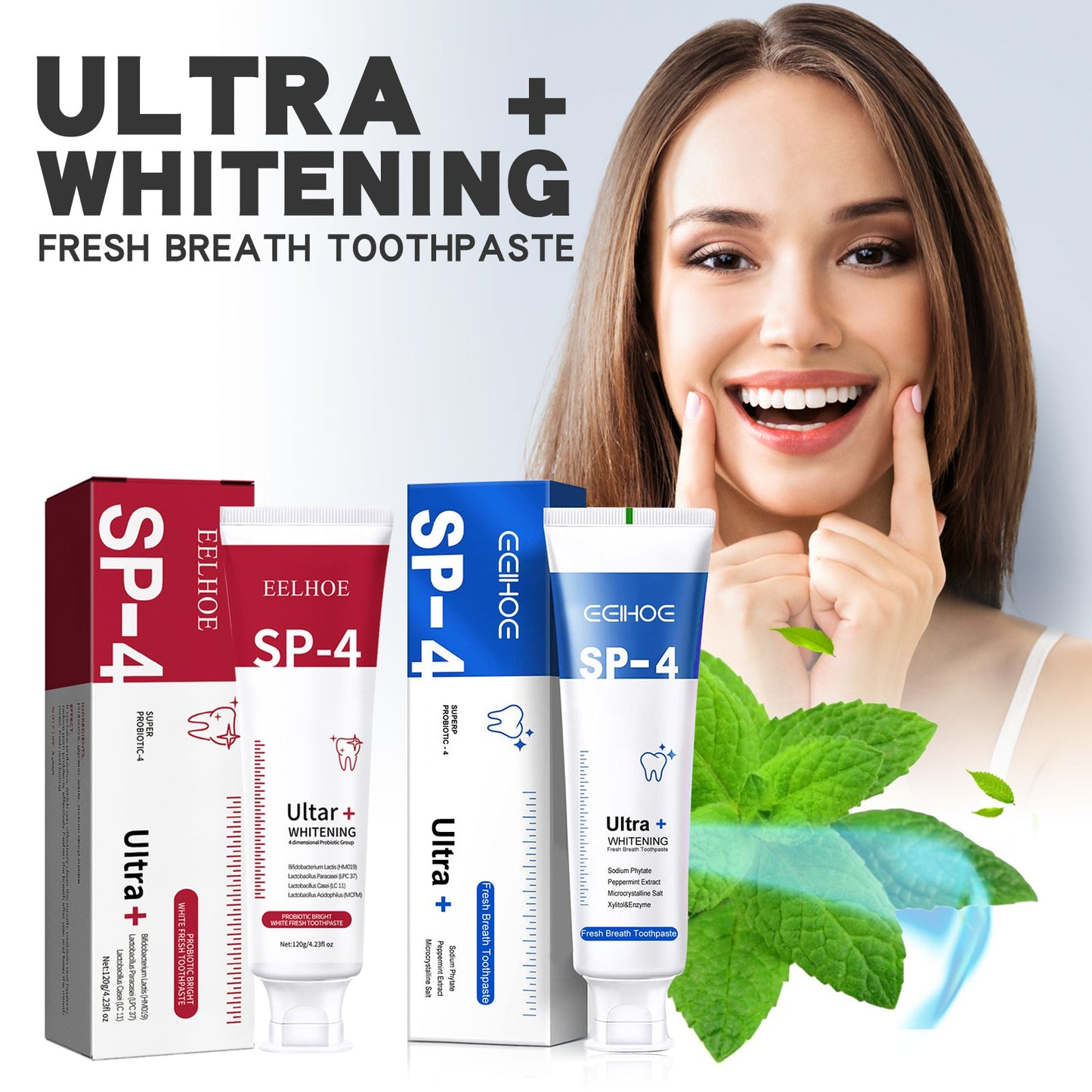 Fresh Breath Toothpaste Cleans Teeth Odor Care For Mouth Daily Whitening And Moisturizing Toothpaste